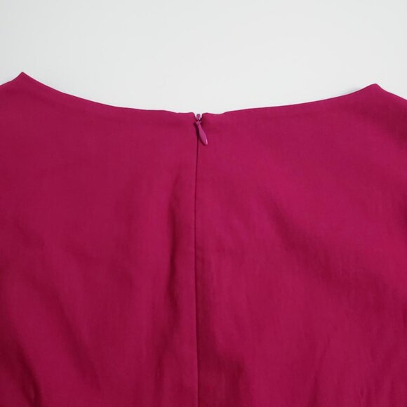 Estelle and Finn Womens Tunic Top Size 2 Magenta 3/4 Sleeve Stretch Lined - Picture 11 of 15